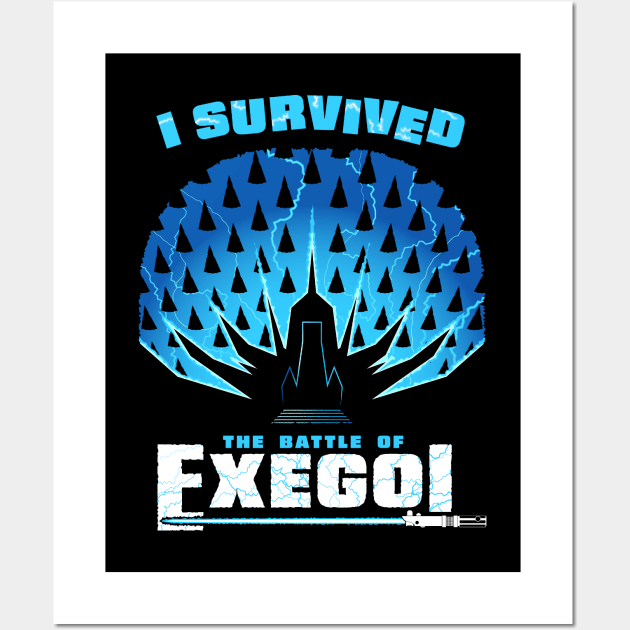 I survived the lightning Wall Art by DCLawrenceUK